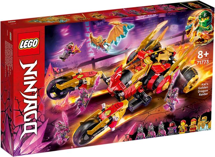 Actual product image LEGO Kai's gold dragon raider (71773, LEGO Ninjago)