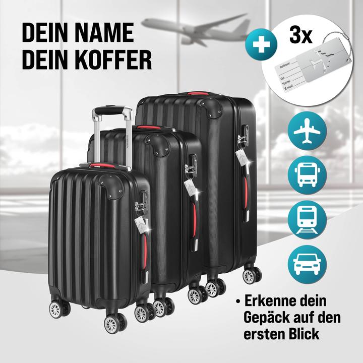 Image du produit Monzana Valise rigide avec accessoires Lot de 3