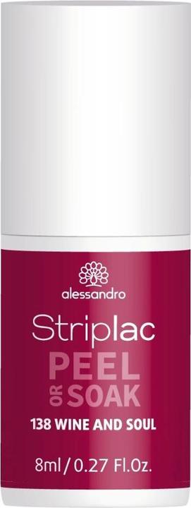 Produktbild Alessandro Striplac Peel or Soak (138 Wine and Soul, Abziehbarer Nagellack)