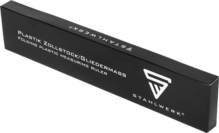 Produktbild Stahlwerk Zollstock 3er Set 3 Meter präziser Kunststoff-Gliedermassstab Meterstab (Metrisch)