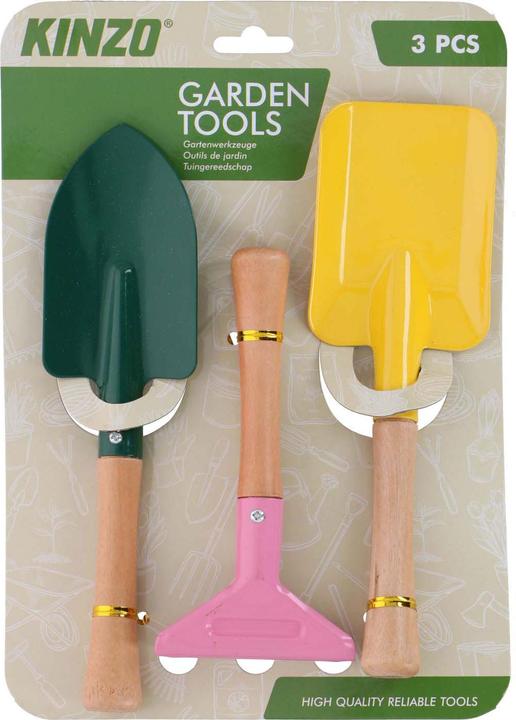 Kinzo Werkzeugset Garten 3Stück WD MT