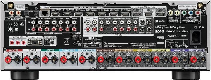 Produktbild Denon AVC X4800H (9.4 Kanal, FM)