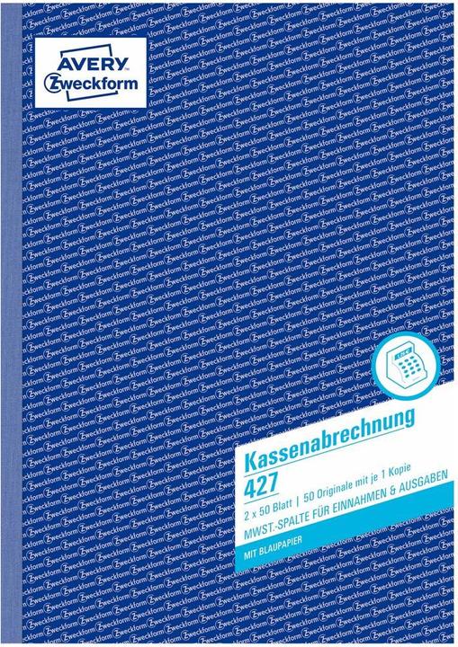Produktbild Avery Kassenabrechnung (50 x)