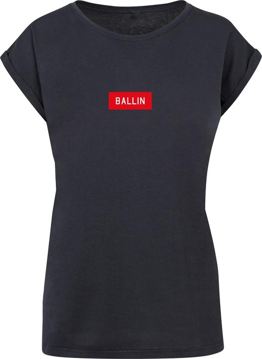 Mister Tee Ladies Ballin Box Extended Shoulder Tee - 125211 (XL)