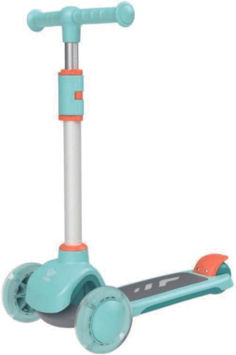 Actual product image Hape Lean n Glide Kick Scooter (Turquoise )