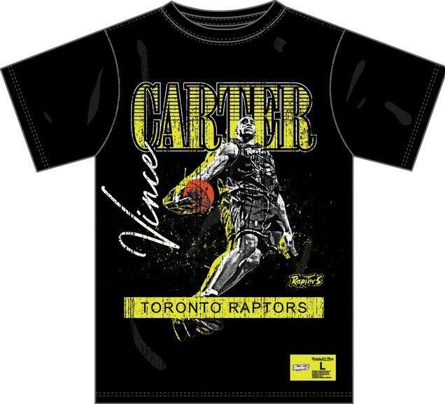 Mitchell & Ness T-Shirt mit Vintage-Logo Toronto Raptors HW Neon Pop Playe Vince Carter (L)