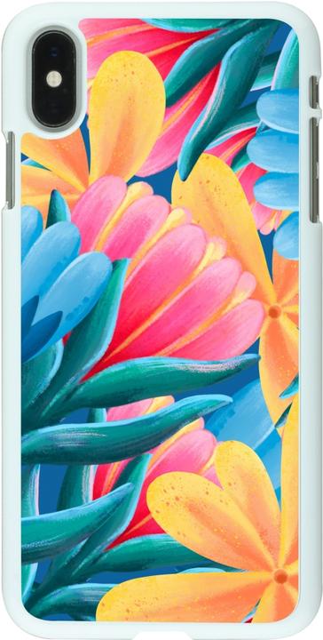 Produktbild PhoneLook Hülle weiss Spring 23 colorful flowers (Apple iPhone XS Max)