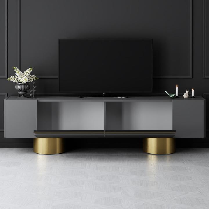 Image du produit Skye Decor Bohem Gold TV Stand (180 x 50 x 30 cm)