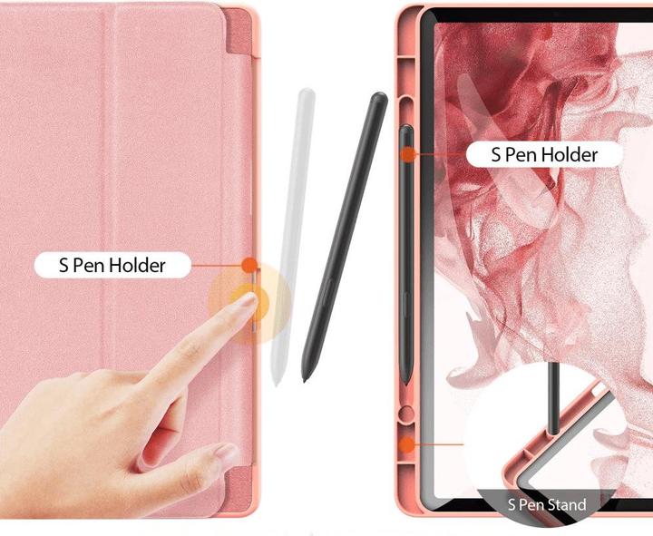 Actual product image Dux Ducis Galaxy Tab S9 - Domo Case pink (Galaxy Tab S9)