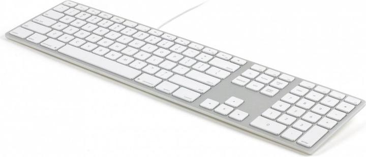 Matias Aluminium Keyboard Mac Hub 2xUSB Space Grey (Eng. Int., Cable)