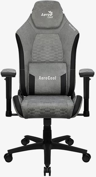 Actual product image AeroCool Fotel CROWN AeroSuede Stone Grey