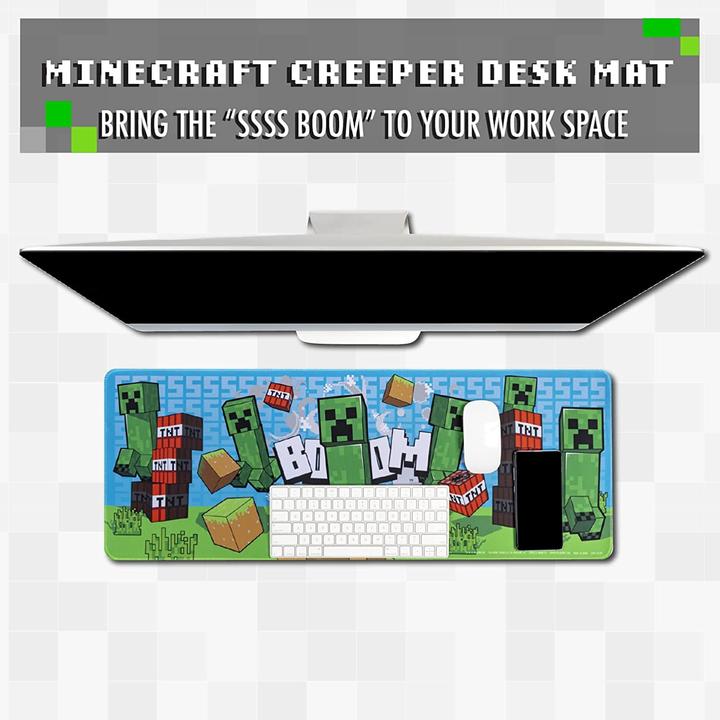 Actual product image Paladone Products Minecraft Creeper Desk Mat (XL)