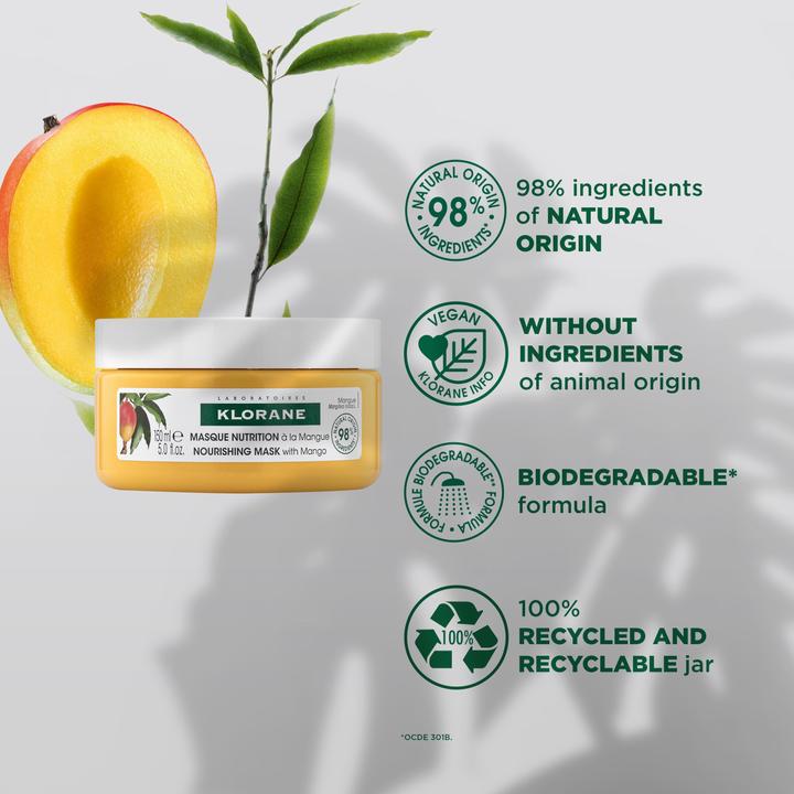 Immagine prodotto Klorane Maschera nutriente al mango (150 ml)