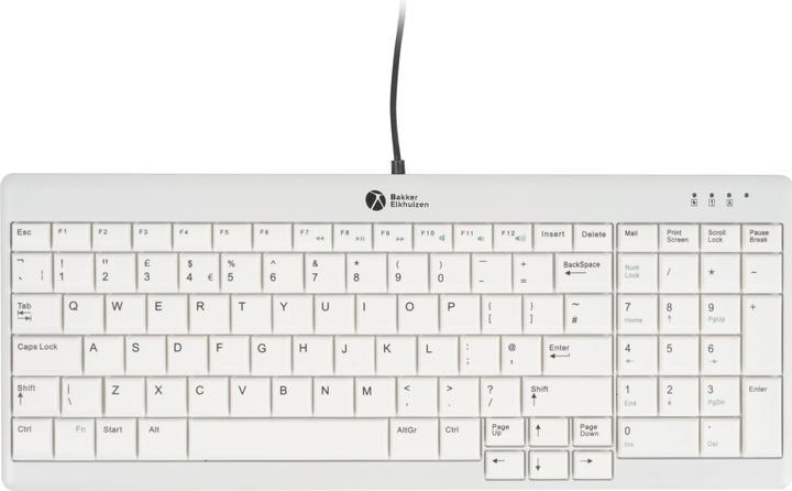 Produktbild Bakker Elkhuizen BNEU960V2DE BAKKER Ultraboard 960 V2 Tastatur DE mit Kabel QWERTZ (DE, Kabelgebunden)