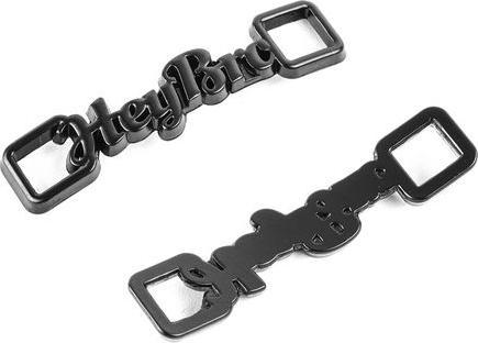 Immagine prodotto LaceGodZ 1 Paar "Hey Bro" Schnürsenkel Clips (3.76 cm)