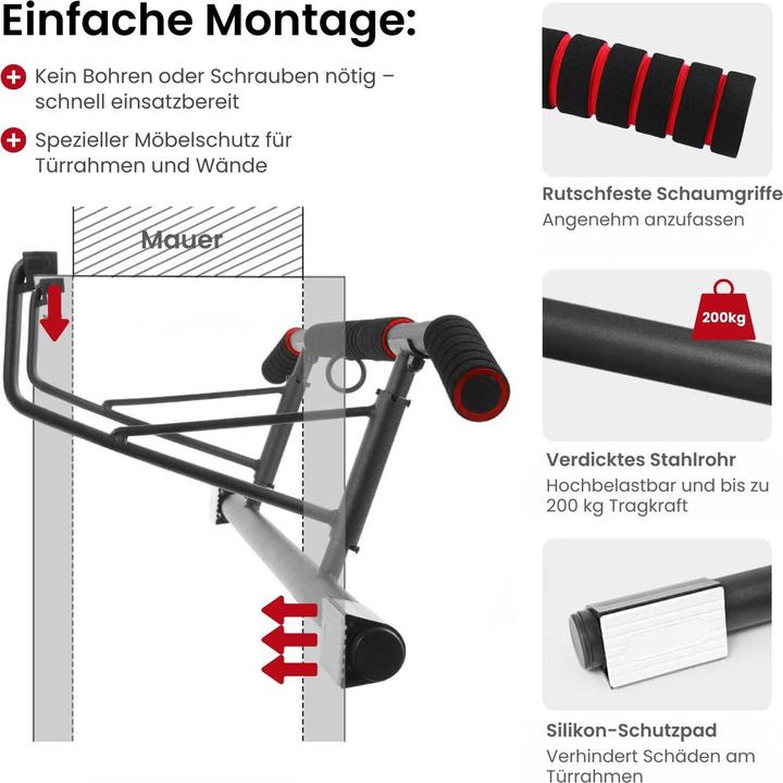 Actual product image Hermex Pull-up bar