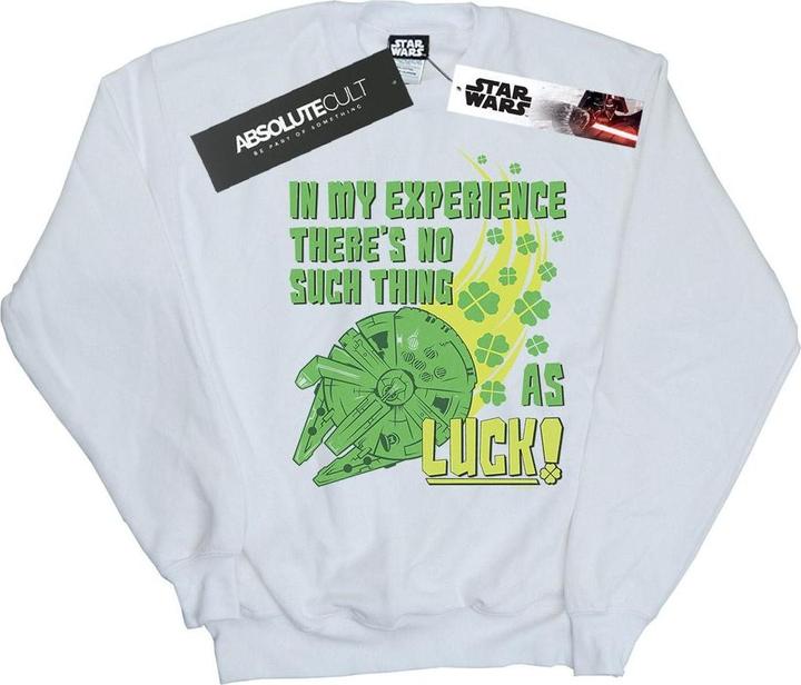Star Wars Millennium Falcon Shamrock Luck Sweatshirt