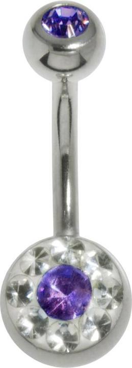 Produktbild Bijouteria Bauchpiercing (Kristall, Epoxiharz, Chirurgenstahl 316L)