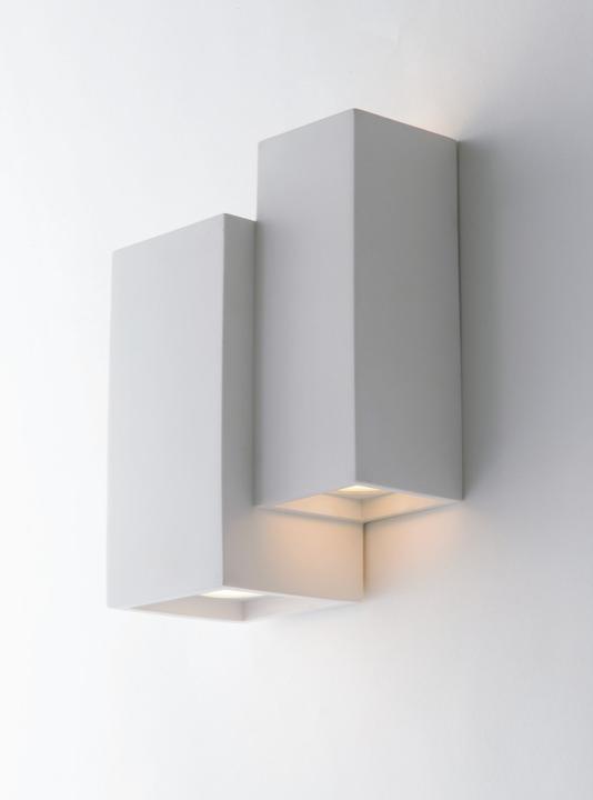 Actual product image Luce ambiente Design LUCE Design Foster wall light 4gang GU10 white (GU10)