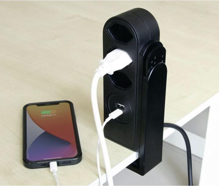 Immagine prodotto Steffen Morsetto (3 x, USB-A, USB-C, 1.50 m)