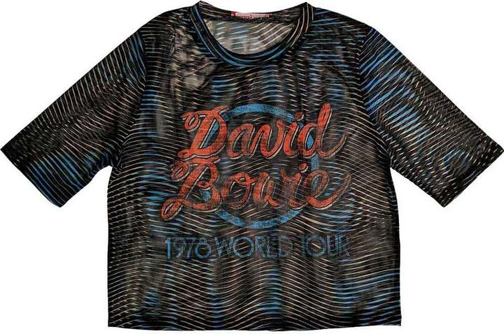 David Bowie 1980 World Tour Crop Top (Girlie) (XS)