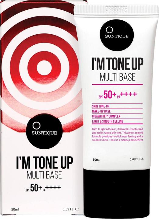 Actual product image Suntique I'M TONE UP Multi Base SPF50+ (Sun cream face, SPF 50, 50 ml)