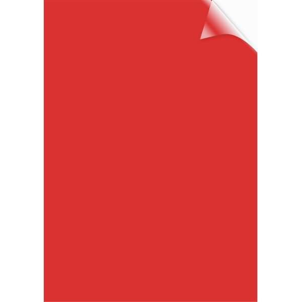 Image du produit Fellowes Feuille de couverture en PVC, rouge-transparent