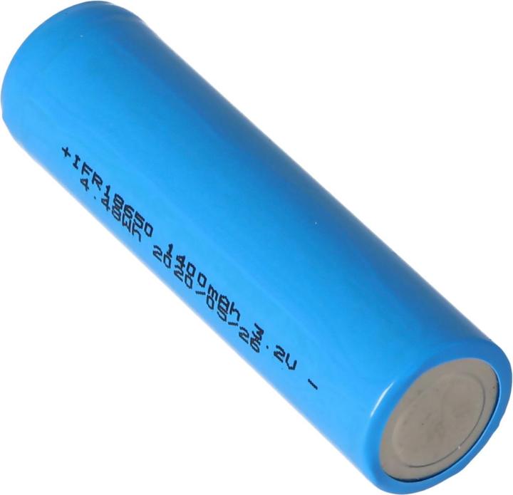Produktbild AccuCell Akku Solar 18650 IFR mit Kopf ungeschützt (1 Stk., 18650, 1500 mAh)