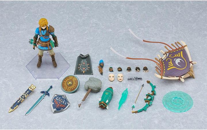 Actual product image Good Smile Company The Legend of Zelda Tears of the Kingdom Figma Action Figure Link Tears of the Kingdom Ver. DX
