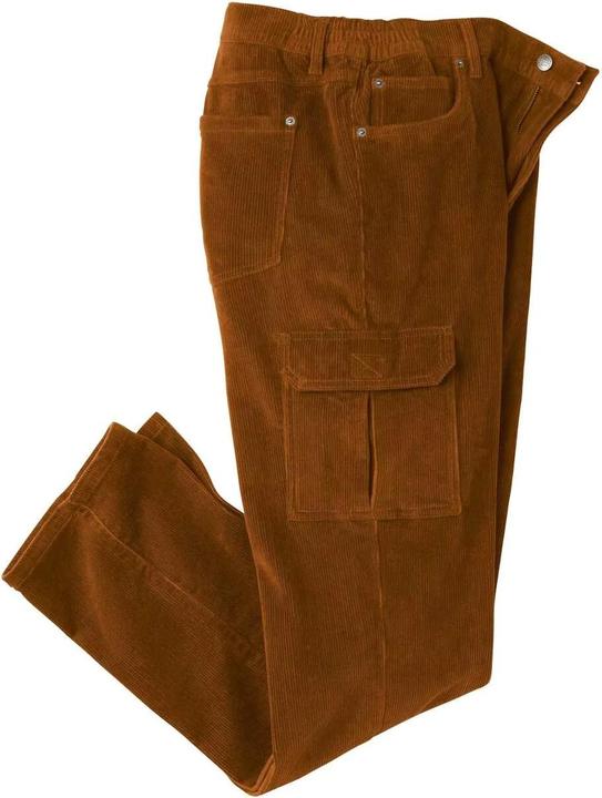 Actual product image Atlas For Men Mens Corduroy Cargo Trousers (Frequency band 38 (2600 MHz))