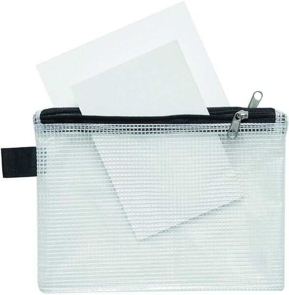 Actual product image Foldersys Zip bag A6 transparent/black 0.15 mm (A6, 1 x)