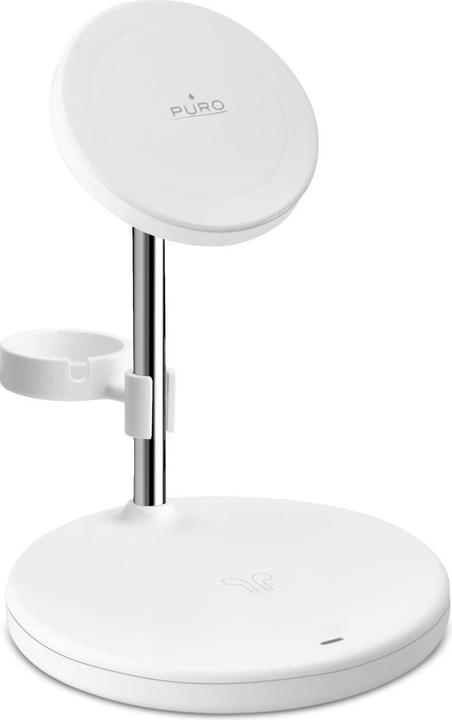 Produktbild SBS Puro induktive 3-in-1 Ladestation MagSafe weiá (15 W)