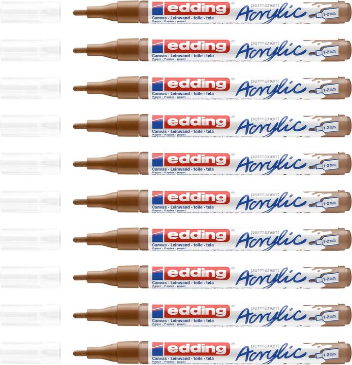 Immagine prodotto Edding Marcatore acrilico 5300 Fine (Nocciola, 2 mm, 1 x)