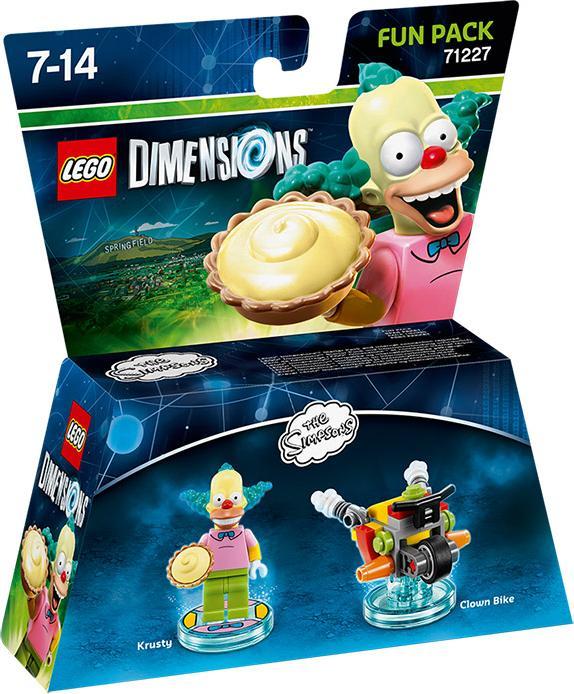 Actual product image LEGO Dimensions Krusty the Clown Fun Pack