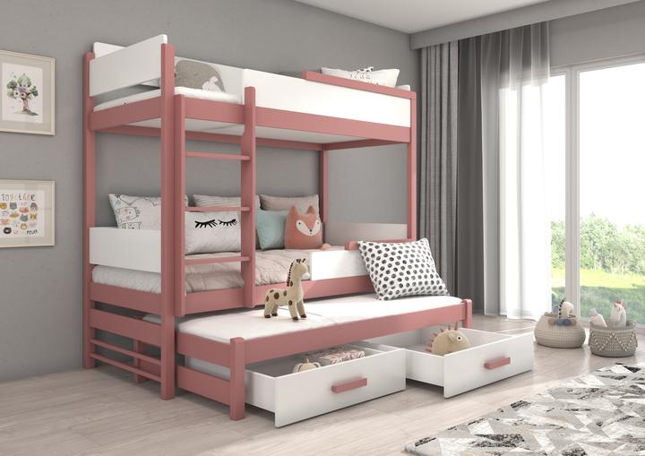 Actual product image ADRK Furniture Bunk Bed Triple QUEEN 180x80 (180 x 80 cm)