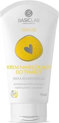 Actual product image BasicLab Famillias Cream Facial Moisturiser Light Texture 75Ml (75 ml, 24h cream)