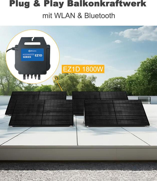Produktbild APSystems Mikrowechselrichter EZ1D (1800W)