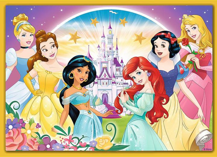Productafbeelding Trefl 4 in 1 puzzel - Prinsessen (54 onderdelen)