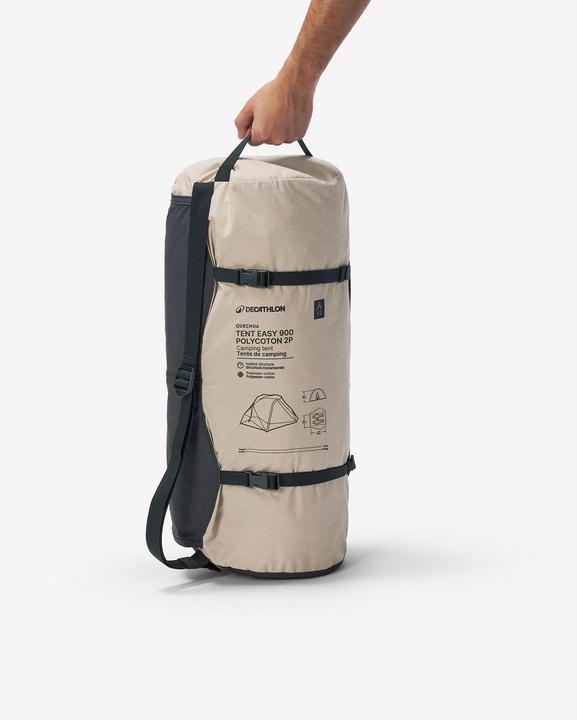 Actual product image Quechua Campingzelt Faltzelt - 2 Seconds Easy für 2 Personen Polybaumwolle (Pitching tent, 6.10 kg, 2 persons)