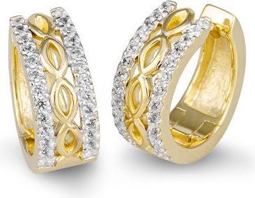 Breuning OHRSCHMUCK - BRILL. 0,52 Ct. H/si (750/18 K Gold)