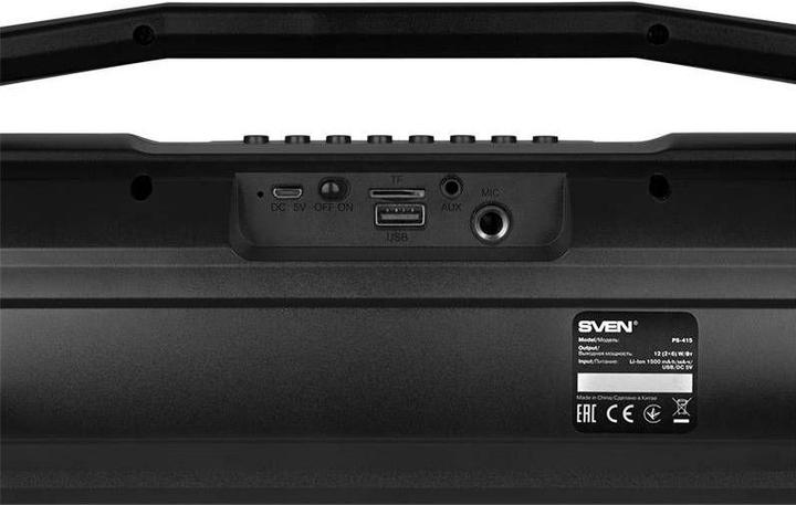 Image du produit Sven HAUT-PARLEUR BLUETOOTH PS-415 (Alimentation via port USB, Fonctionnement sur batterie)