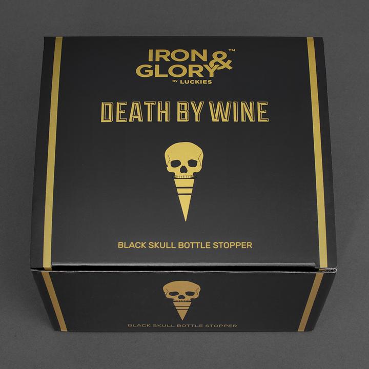 Actual product image Luckies Skull (Wine stopper)