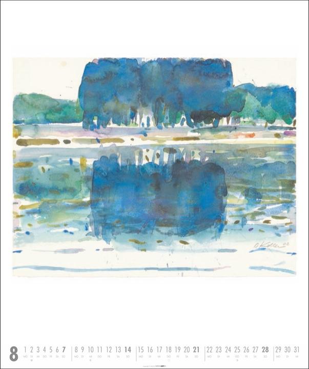 Produktbild Oskar Koller - Farben und Formen Kalender 2026 - Farben und Formen (46 x 55 cm, Deutsch)