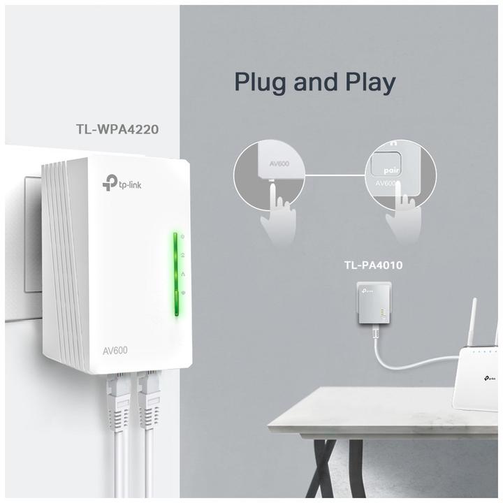 Immagine prodotto TP-Link Tl-Wpa4220 Kit (600 Mbit/s)