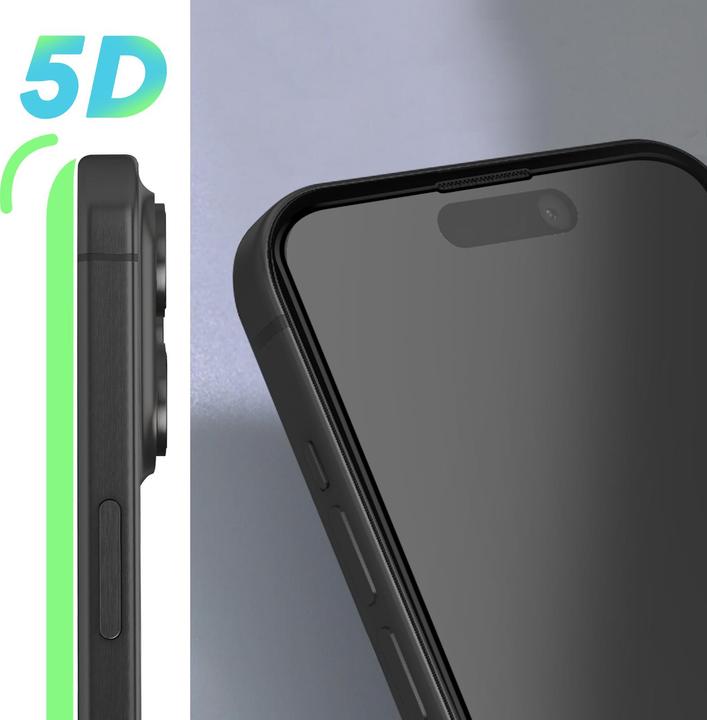 Produktbild Avizar Panzerglas Schutzfolie 9H (1 Stück, Apple iPhone 15 Pro)