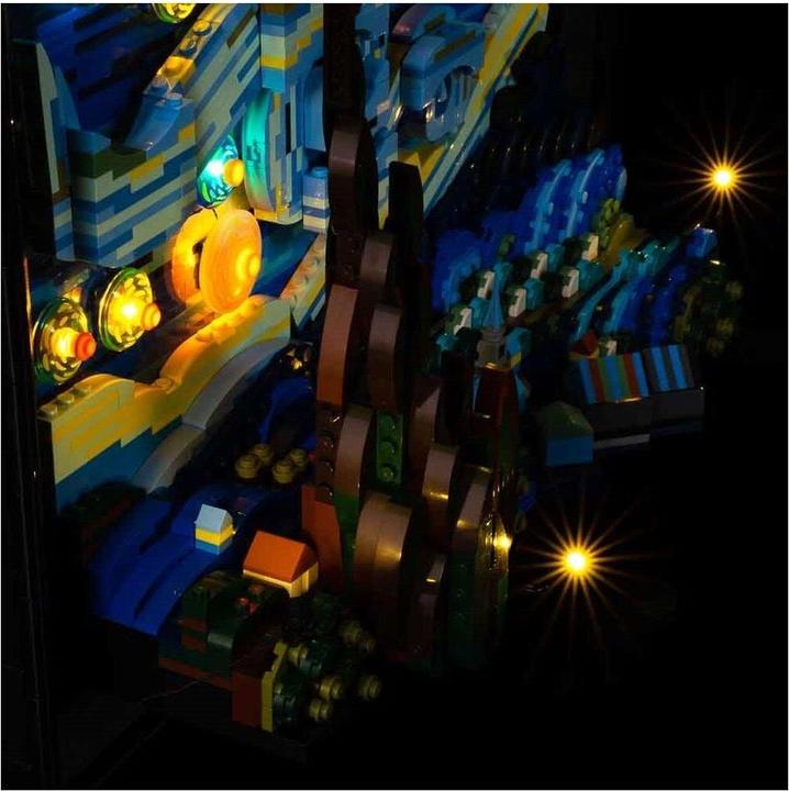 Image du produit Light my bricks Kit d'éclairage LED pour LEGO 21333 Vincent van Gogh - Nuit étoilée