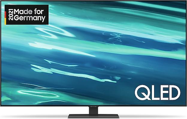 Actual product image Samsung GQ55Q80AAT - 138 cm (55") diagonal class Q80A Series LCD TV with LED background b (55", QLED, 4K, 2021)