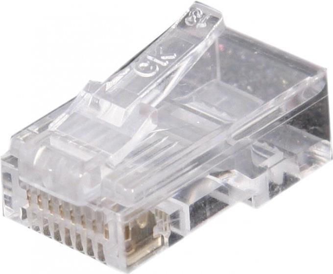 Immagine prodotto Exertis Connect CUC 920450 Connettore a filo trasparente RJ-45