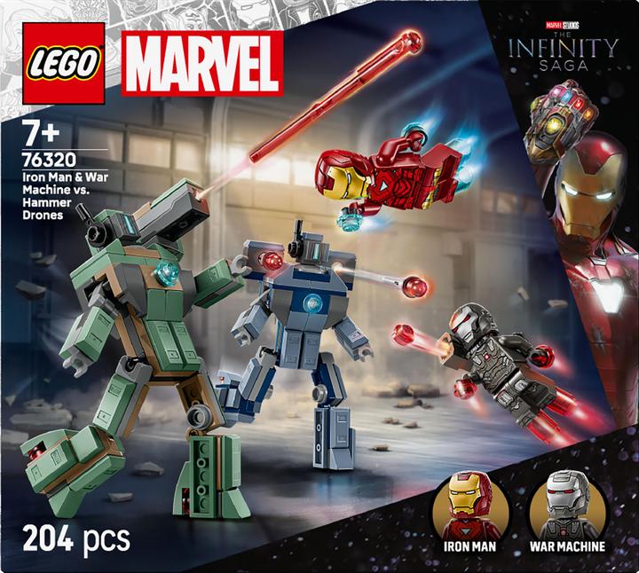 Produktbild LEGO Iron Man & War Machine vs. Hammer-Drohnen (76320, LEGO Marvel)