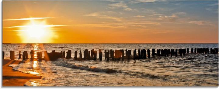 Actual product image Artland Beautiful sunset on the beach T3ZU (125 x 50 cm)